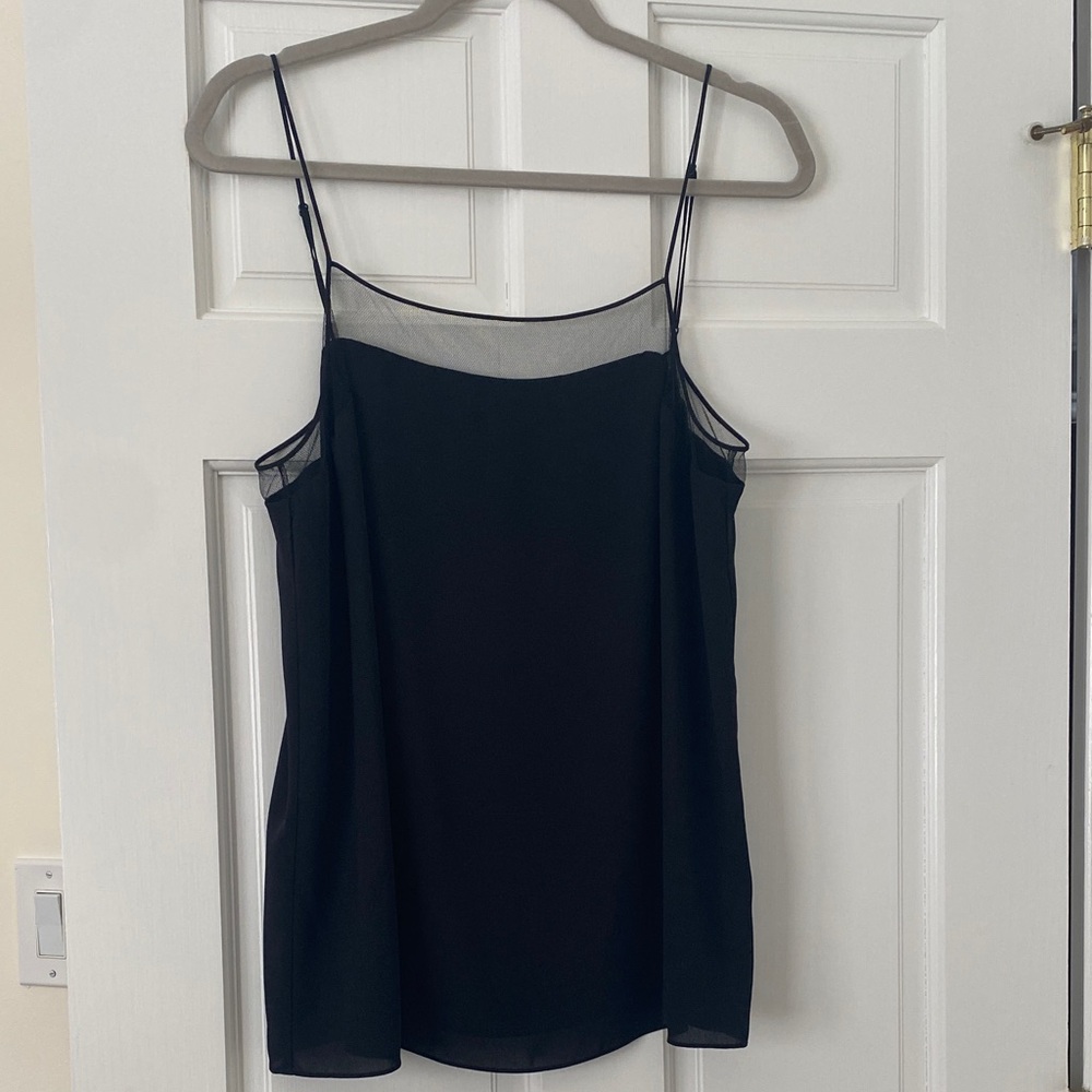 Babaton Mesh Cami/Blouse - Black